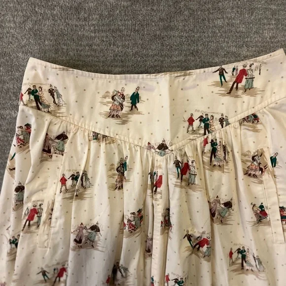 Vintage Lizsport Skating Midi Skirt - Picture 3 of 5